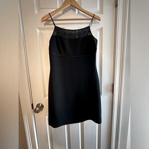 Ann Taylor 90’s style black cocktail dress